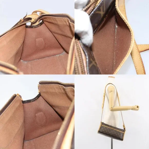 LOUIS VUITTON Monogram Popincourt Long Shoulder Bag M40008 LV Auth 159667